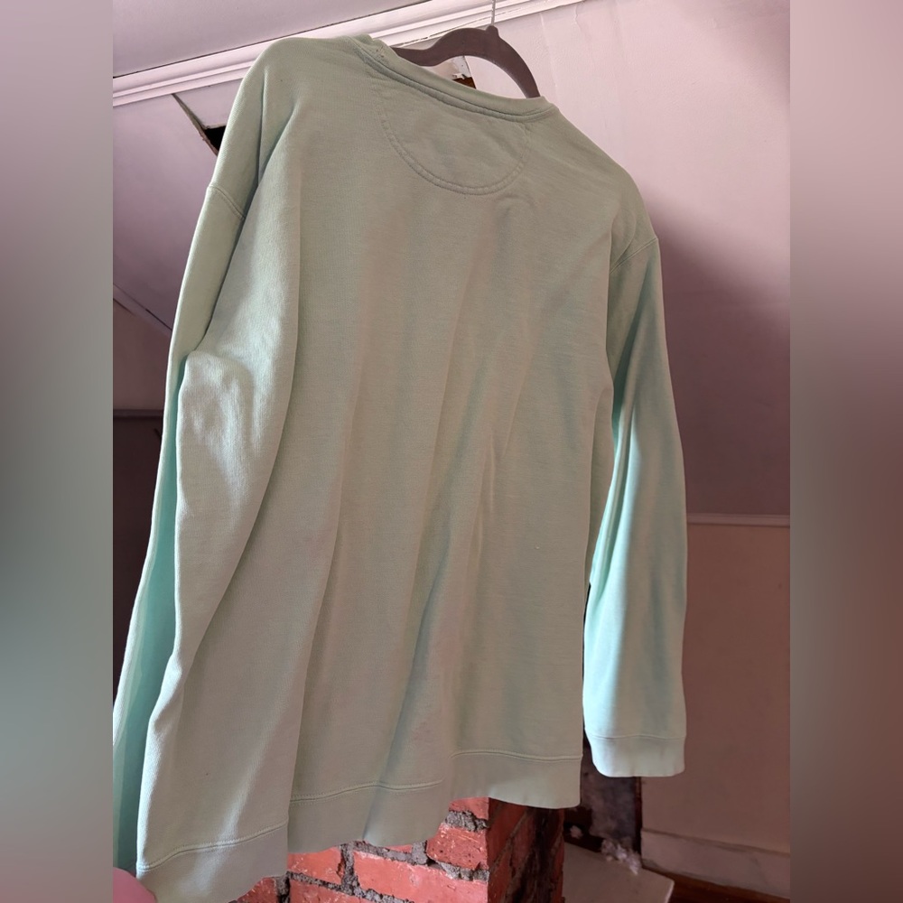 Comfort Colors Men's Light Green Long Sleeve Tee - Picture 10 of 11